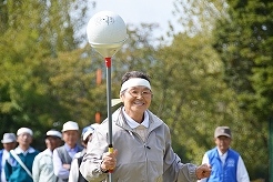 さゆり公園で開かれた第36 回町高齢者・障がい者合同スポーツ大会