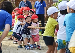みんなが主役　町内保育所で運動会