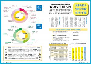 Ｐ２‐５特集　令和７年度町予算