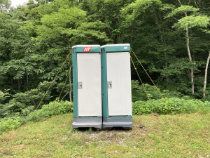 祓川駐車場仮設トイレ
