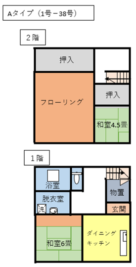 西原住宅間取りA