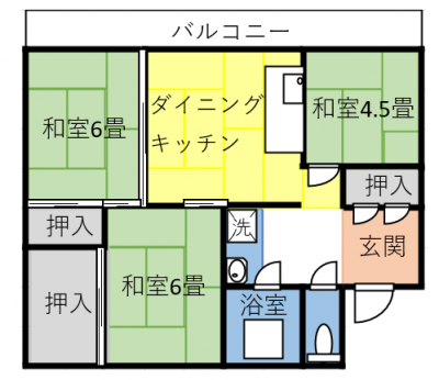 西林東住宅間取り